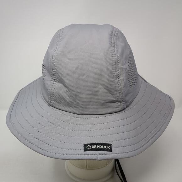 YNG Dri-Duck Boonie Hat Gray One Size Adjustable Drawstring Polyester - Picture 6 of 9